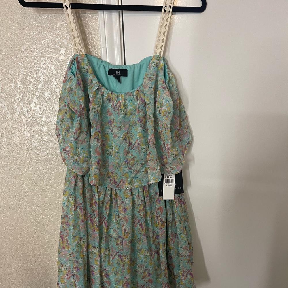 Floral print dress